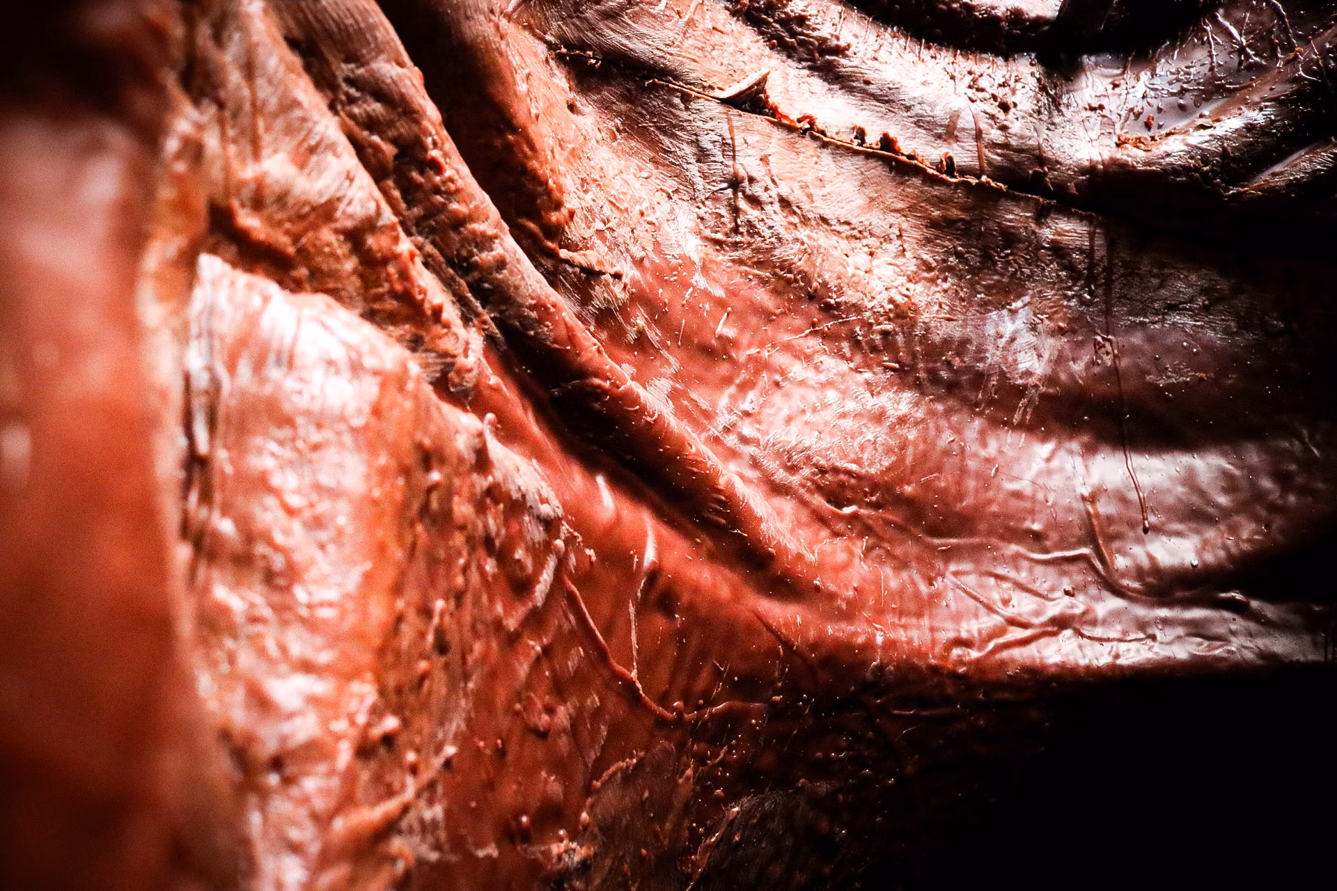 Detail of a piece during production