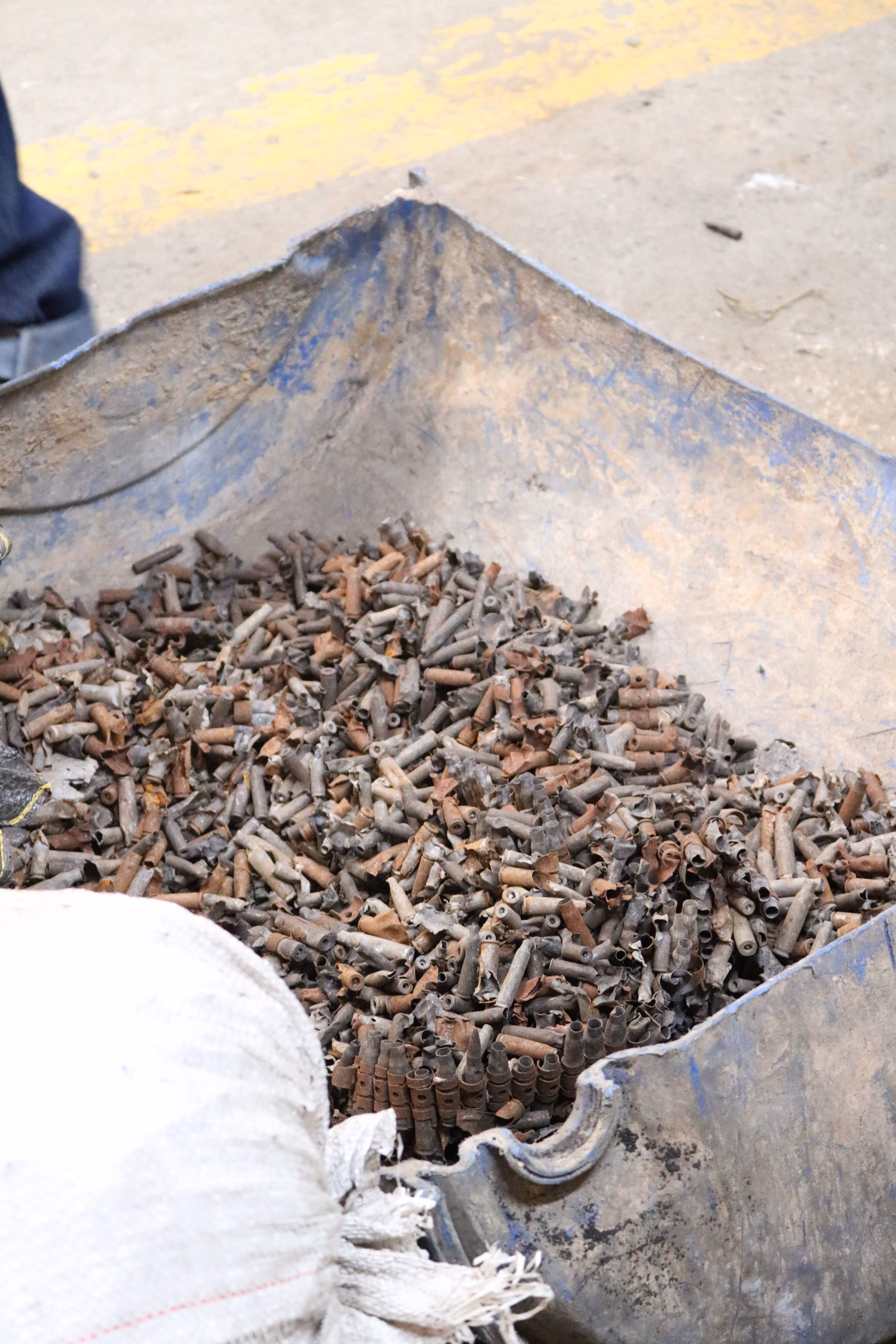 Ammunition used as material for Kusikawsay